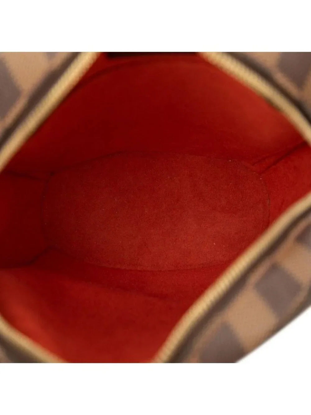 Louis Vuitton Damier Ipanema PM Crossbody Shoulder Bag Brown Leather